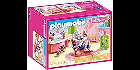 Un moment de douceur attend votre enfant avec ce jeu Playmobil Dollhouse la chambre de bébé