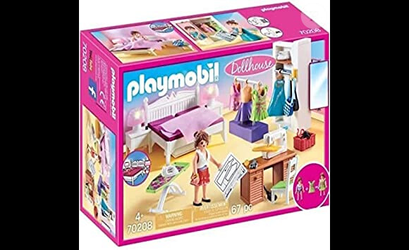 Votre enfant va devenir un vrai styliste avec ce jeu Playmobil Dollhouse chambre avec espace couture