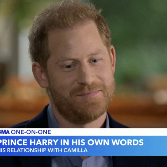 Images de l'émission "Good Morning America" avec le prince Harry. © JLPPA/Bestimage 