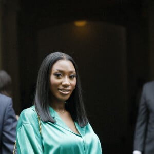 Aya Nakamura - Les célébrités à la sortie du défilé Balenciaga "Collection Haute-Couture Automne/Hiver 2021-2022" à Paris, le 7 juillet 2021. © Clovis-Veeren/Bestimage