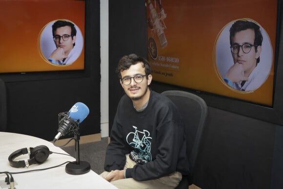 Paul El Kharrat - Enregistrement de l'émission "CS Cohen" sur Radio J à Paris. Le 21 novembre 2022 © Jack Tribeca / Bestimage 