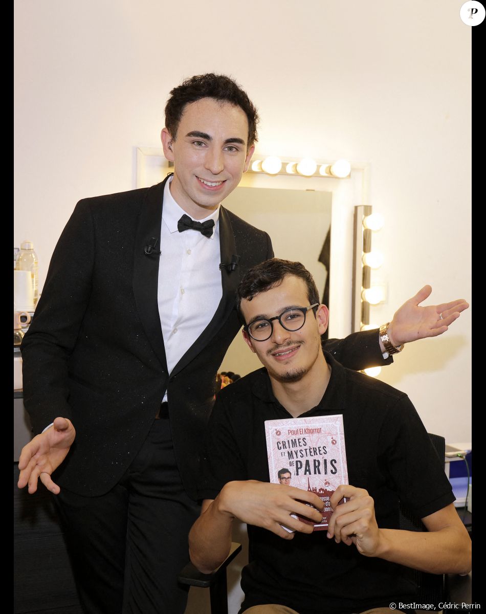 Exclusif - Portrait de Jordan De Luxe et Paul El Kharrat, à l'occasion de l'enregistrement de l'émission "L'Instant De Luxe". Le 30 septembre 2021 © Cédric Perrin / Bestimage