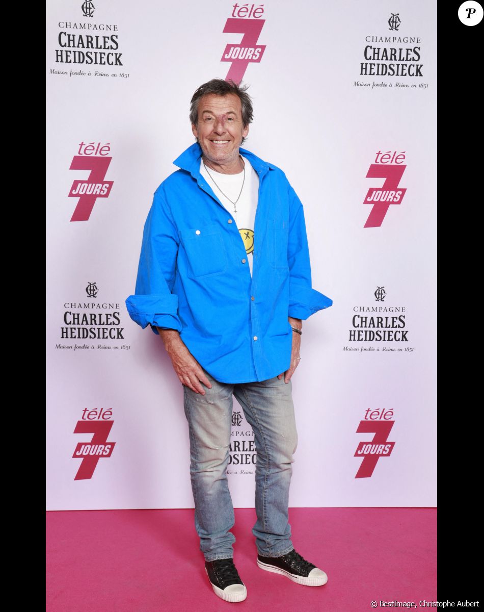 Exclusif - Jean-Luc Reichmann - Soirée "Télé 7 Jours Summer Party" au restaurant "Monsieur Bleu" à Paris le 14 juin 2022. © Christophe Aubert via Bestimage