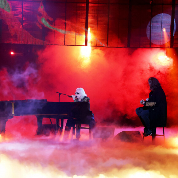 Exclusif - Michel Polnareff - Enregistrement de l'émission "Le gala des Pièces Jaunes, le concert événement" au Zenith de Paris, diffusée le 28 janvier sur France 2. Le 25 janvier 2023 © Dominique Jacovides / Bestimage 