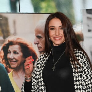 Delphine Wespiser (Miss France 2012) à la première du film "Reste Un Peu" au cinéma UGC Ciné Cité Les Halles à Paris, le 15 novembre 2022. © Guirec Coadic/Bestimage 