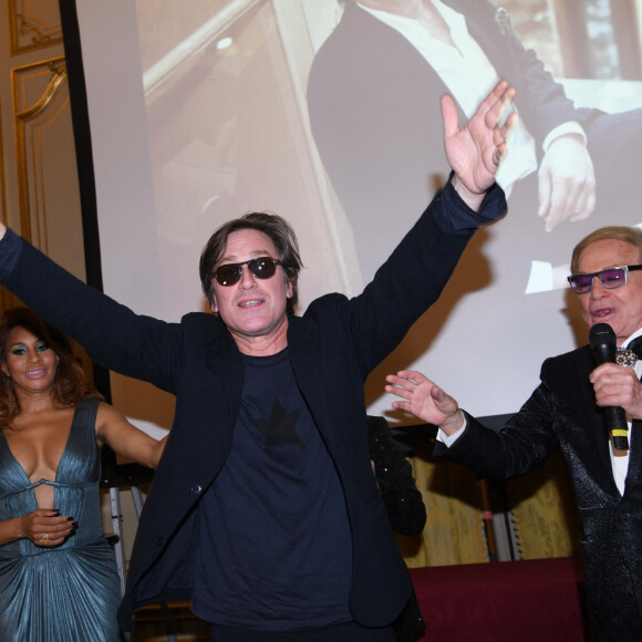 Semi-exclusif - Mia Frye, Thomas Dutronc et Orlando - 45ème édition de la cérémonie des Bests de Massimo Gargia au cercle de l'Union Interalliée à Paris, France, le 27 janvier 2023. © Rachid Bellak/Bestimage 