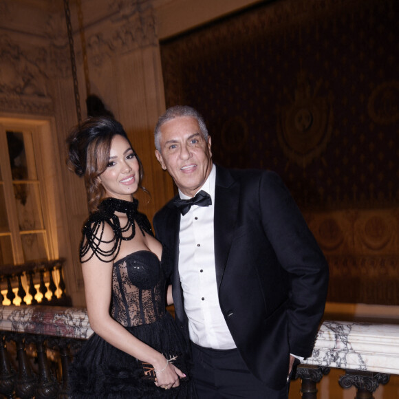 Semi-exclusif - Samy Naceri et sa compagne Athéna - 45ème édition de la cérémonie des Bests de Massimo Gargia au cercle de l'Union Interalliée à Paris, France, le 27 janvier 2023. © Rachid Bellak/Bestimage 