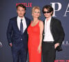 Brandon Thomas Lee, Pamela Anderson, et Dylan Jagger Lee - Première du documentaire consacré à Pamela Anderson, "Pamela, une histoire d'amour" (Netflix) à Hollywood.