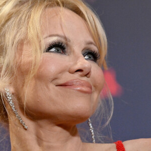 Pamela Anderson. - Première du documentaire consacré à Pamela Anderson, "Pamela, une histoire d'amour" (Netflix) à Hollywood, le 30 janvier 2023.