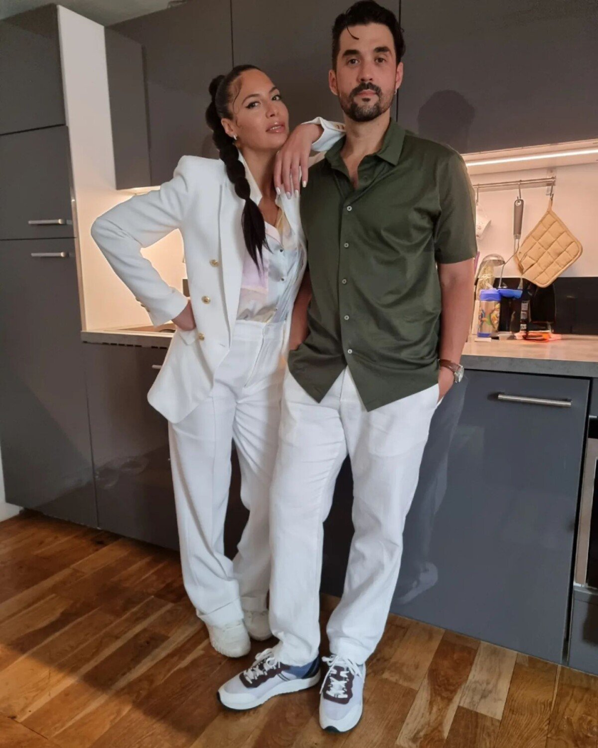 Photo : Zaho et Florent Mothe, parents de Naïm - Purepeople