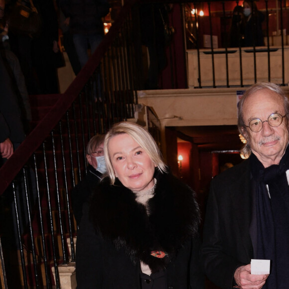 Exclusif - Patrick Chesnais, Guest lors de la première de la pièce de théâtre "L'avare" au Théâtre des Variétés à Paris le 15 janvier 2022 © Rachid Bellak / Bestimage 