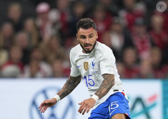 Jonathan Clauss (France) - L'équipe de France de football s'incline face au Danemark (2 - 0) à l'issue du match de la Ligue des Nations, le 25 septembre 2022 à Copenhague.