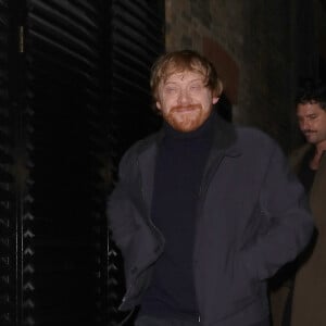 Rupert Grint quitte le club Chiltern Firehouse à Londres le 25 janvier 2023.