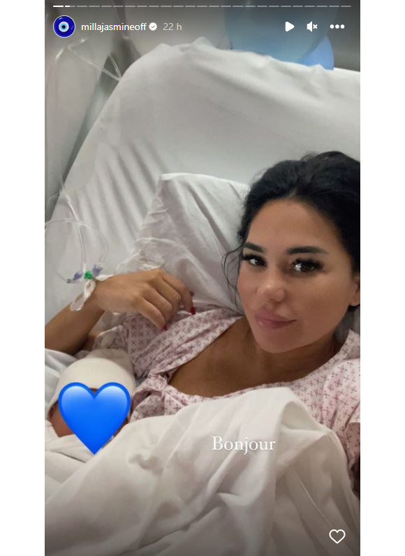 Milla Jasmine a donné naissance à son premier enfant le 4 février 2023 - Instagram