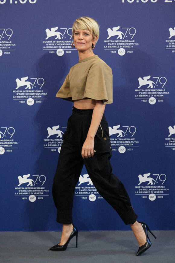 Marina Fois au photocall du film "La Syndicaliste" lors de la 79ème édition du festival international du film de Venise (La Mostra), Italie, le 2 septembre 2022. © MPP/Bestimage 
