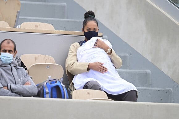 Susan Gossage - Compagne de Jeremy Chardy (fra) - Jour 1 Internationaux de France de tennis de Roland Garros 2020 à Paris le 27 septembre 2020 © JB Autissier / Panoramic / Bestimage 