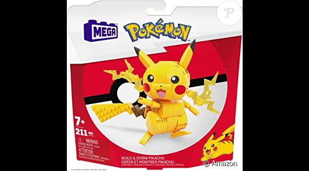 Que le combat commence avec ce Pokémon Pikachu à construire Mega