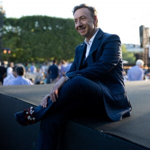 Exclusif - Stéphane Bern - Backstage de l'enregistrement de l'émission "Le concert de Paris" à la Tour Eiffel pour le 14 Juillet à Paris © Tiziano da Silva-Pierre Perusseau / Bestimage