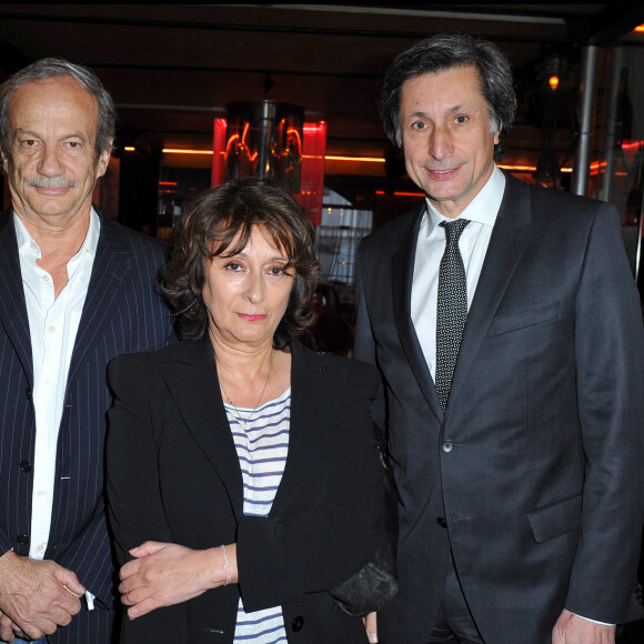 Patrick Chesnais et Josiane Stoléru et Patrick de Carolis - Soirée de lancement du site internet de l'association Ferdinand par Patrick Chesnais.