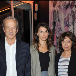 Patrick Chesnais et Josiane Stoléru et leur fille Emilie - Soirée de lancement du site internet de l'association Ferdinand par Patrick Chesnais.