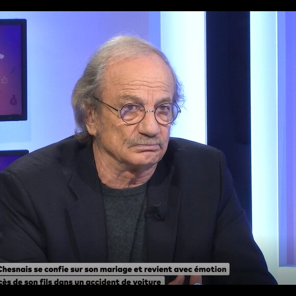 Patrick Chesnais dans l'émission "Chez Jordan", sur C8. Le 9 février 2023.