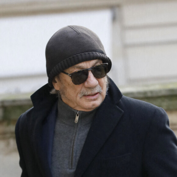 Patrick Chesnais aux obsèques de Jean-Jacques Beineix en l'église Saint Roch à Paris le 20 janvier 2022.