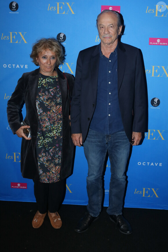 Josiane Stoleru et son mari Patrick Chesnais - Avant-première du film "Les Ex" au cinéma Gaumont Opéra Capucines à Paris, le 6 juin 2017. © CVS/Bestimage