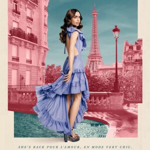 Affiche de la saison 2 de la série "Emily in Paris".