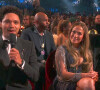 Ben Affleck et Jennifer Lopez lors des Grammy Awards à Los Angeles le 5 février 2023