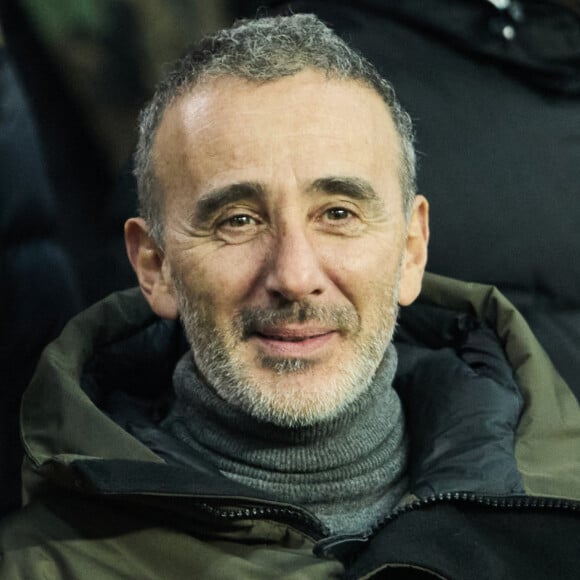 Elie Semoun - People dans les tribunes du match aller des 8èmes de finale de la ligue des champions entre le PSG et le Bayern Munich au Parc des Princes à Paris le 14 février 2023.