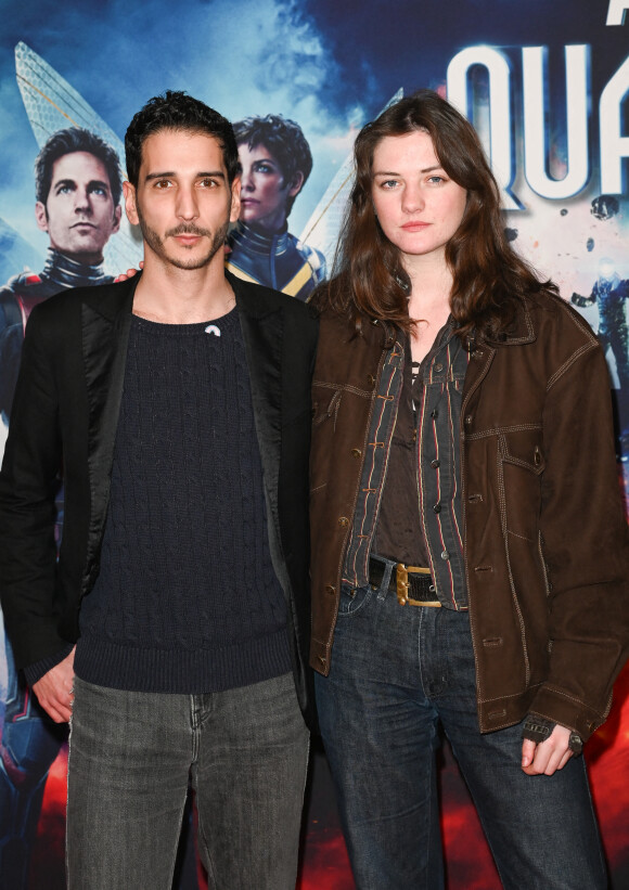 Kevin Elarbi et Margaux Lenot - Première du film "Ant-Man et la Guêpe Quantumania" au cinéma Le Grand Rex à Paris le 14 février 2023. © Coadic Guirec/Bestimage