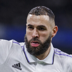 Karim Benzema du Real Madrid lors du match de football de la Coupe du Roi quart de finale opposant le Real Madrid et l'Atlético de Madrid à stade l'Estadio Santiago Bernabeu à Madrid, Espagne le 27 janvier 2023. Le Real a gagné 3-1. © Pablo Garcia/DAX/Zuma Press/Bestimage