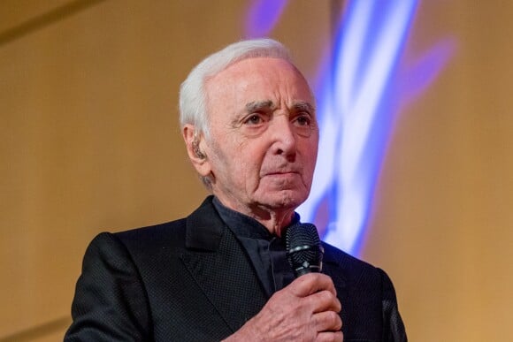 Charles Aznavour en concert à l'Office des Nations Unies à Genève.