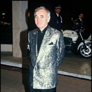 Charles Aznavour au Midem 1994 à Cannes.