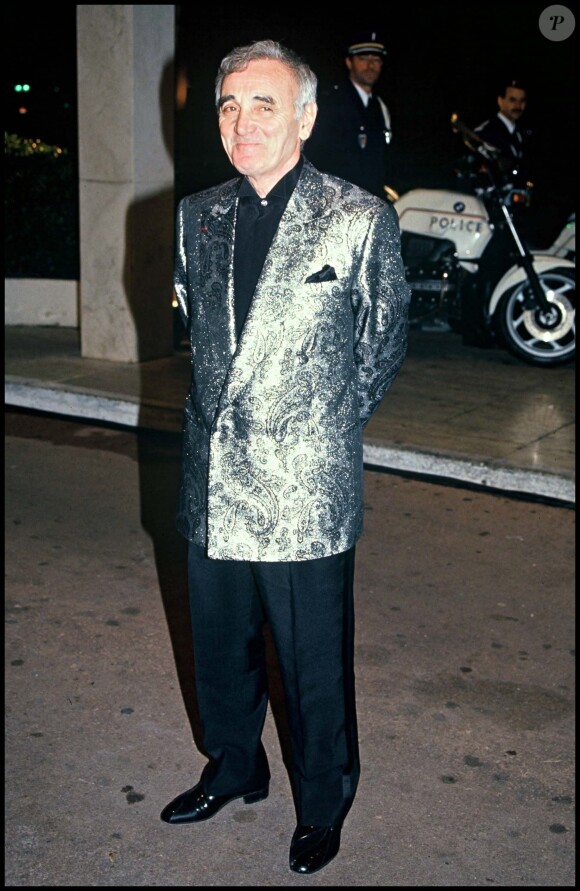 Charles Aznavour au Midem 1994 à Cannes.