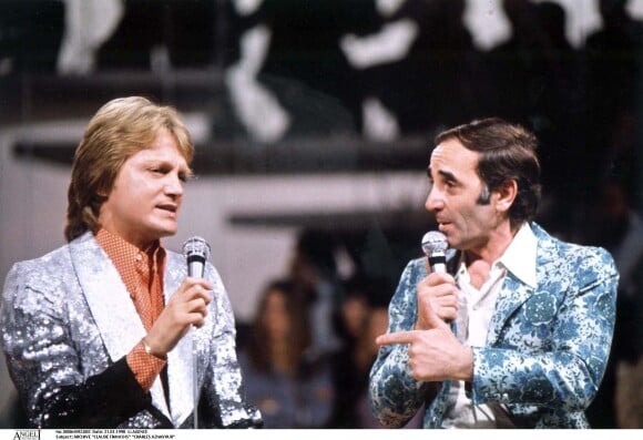 Archives - Claude François et Charles Aznavour.