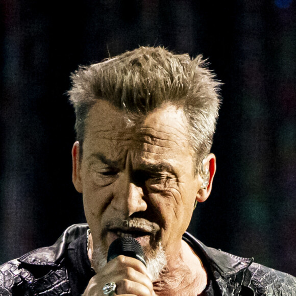 Exclusif - Florent Pagny - Concert hommage à Johnny Hallyday "Que je t'aime" à l'AccorHotels Arena Paris Bercy à Paris. Le 14 septembre 2021 © Borde-Jacovides-Moreau / Bestimage 