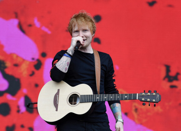 Ed Sheeran en concert au Radio 1 Big Weekend à Coventry, Royaume Uni, le 28 mai 2022. 