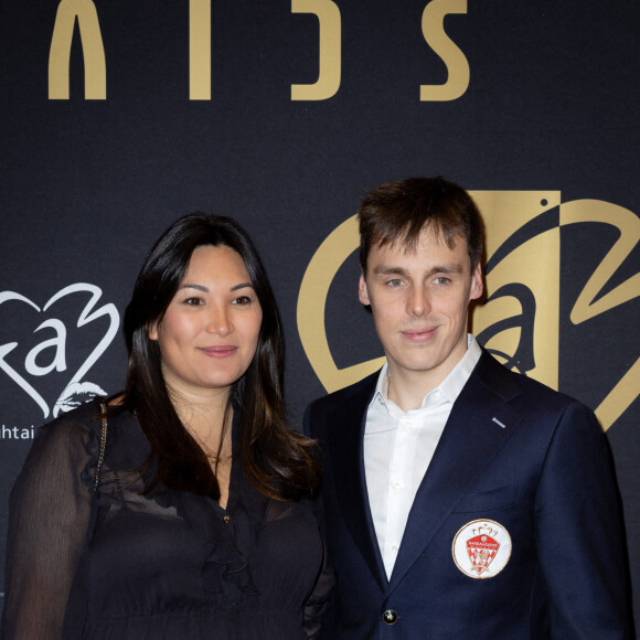 Louis Ducruet et sa femme Marie (enceinte) - Photocall de la 3ème édition de la Fight Aids Cup à l'occasion du 45ème festival international du cirque de Monte-Carlo à l'hôtel Fairmont à Monaco le 23 janvier 2023. © Olivier Huitel/Pool/Bestimage 