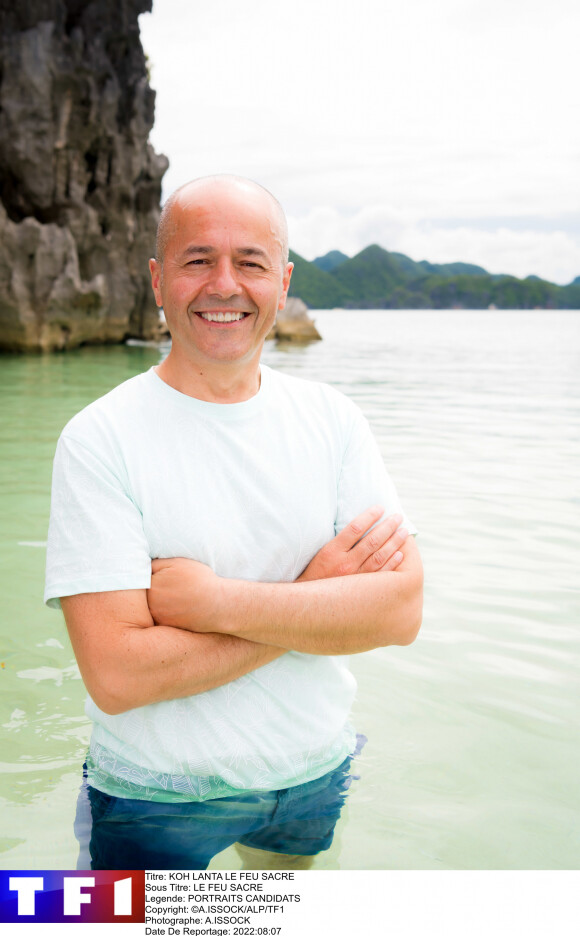 Portrait du candidat Emin dans "Koh-Lanta, le Feu sacré". ©A.ISSOCK/ALP/TF1