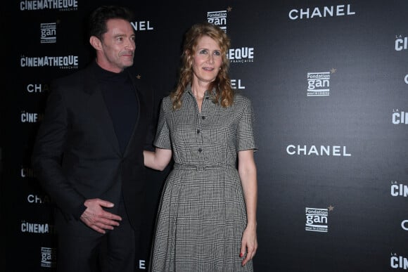 Hugh Jackman et Laura Dern - Avant-première du film "The Son" de F. Zeller à la Cinémathèque à Paris le 20 février 2023.