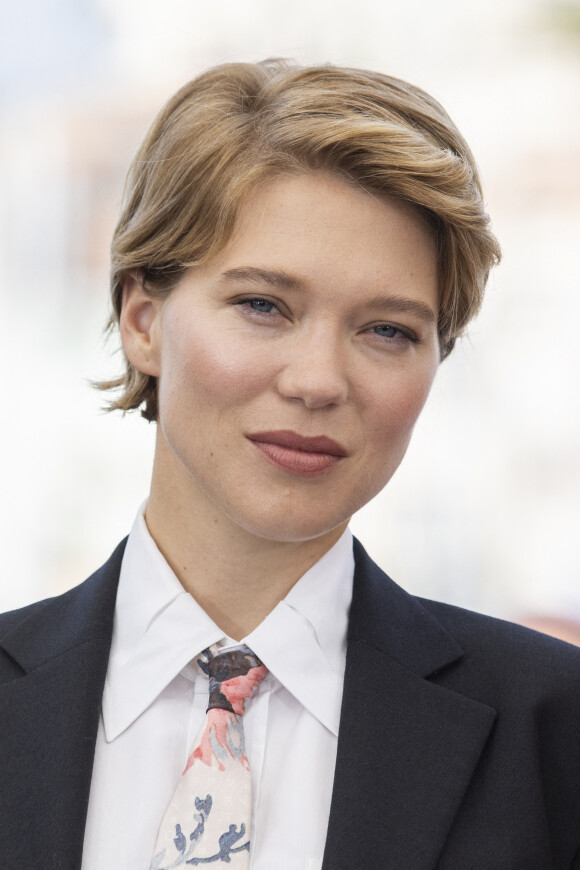 Léa Seydoux au Photocall du film "Crimes Of The Future (Les Crimes du futur)" lors du 75ème Festival International du Film de Cannes le 24 mai 2022. © Cyril Moreau/Bestimage