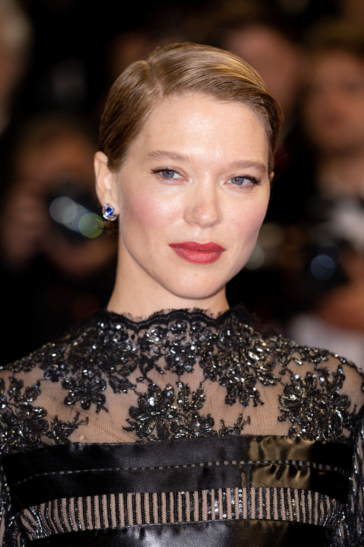 Photo Léa Seydoux Montée des marches du film Les crimes du futur lors du ème Festival