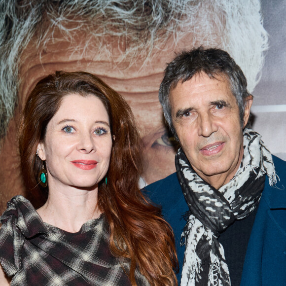 Exclusif - Julien Clerc et sa femme Hélène Grémillon - Spectacle symphonique "D'un film à l'autre" au Palais des Congrès de Paris le 14 novembre 2022. © Moreau / Rindoff / Bestimage