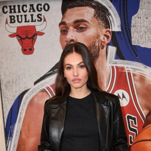 Thylane Blondeau - People au Club House NBA pour un match exhibition entre Tony Parker, Joakim Noah, Charles Leclerc, Pierre Gasly et Darko Peric à Paris le 20 janvier 2023. © Veeren/Bestimage 