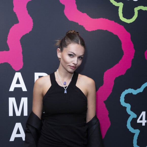 Thylane Blondeau - Photocall de la soirée des 40 ans du bijoutier "APM Monaco" à la plage La Môme lors du 75ème Festival International du Film de Cannes le 21 mai 2022. © Jack Tribeca / Bestimage 