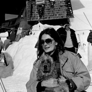Archives - En France, à Avoriaz, portrait d'Anouk Aimée au Festival du film fantastique en 1982 © Alain Canu via Bestimage