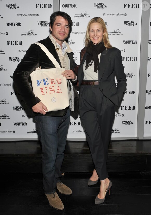 Kelly Rutherford et Matthew Settle à New York lors d'une soirée de charité. Le 21/02/10
