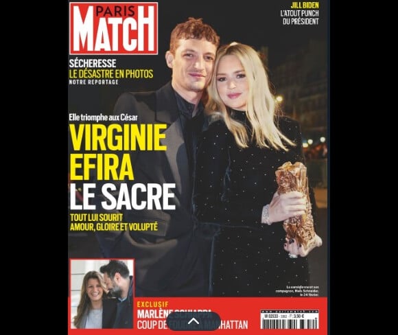 Couverture de Paris Match du 02 mars.