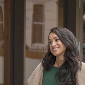 Le prince Harry, duc de Sussex, et Meghan Markle, duchesse de Sussex, assistent à la cérémonie "Wellchild Awards" au Royal Lancaster Hotel à Londres, le 15 octobre 2019. 
